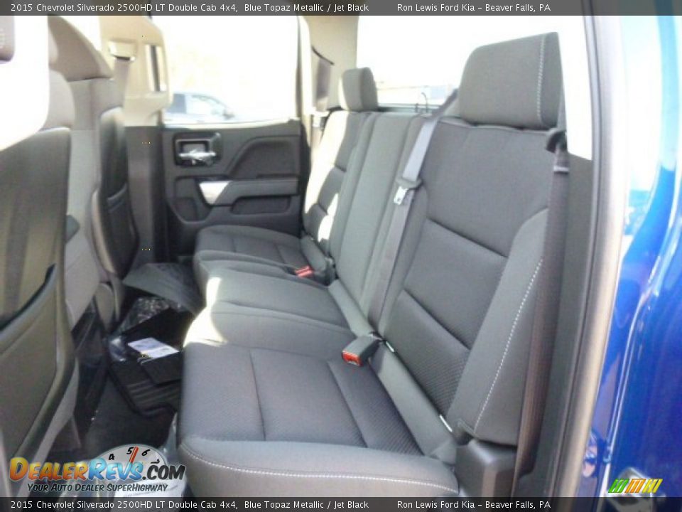 Rear Seat of 2015 Chevrolet Silverado 2500HD LT Double Cab 4x4 Photo #11