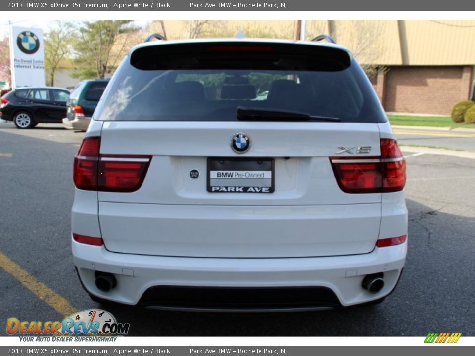 2013 BMW X5 xDrive 35i Premium Alpine White / Black Photo #4