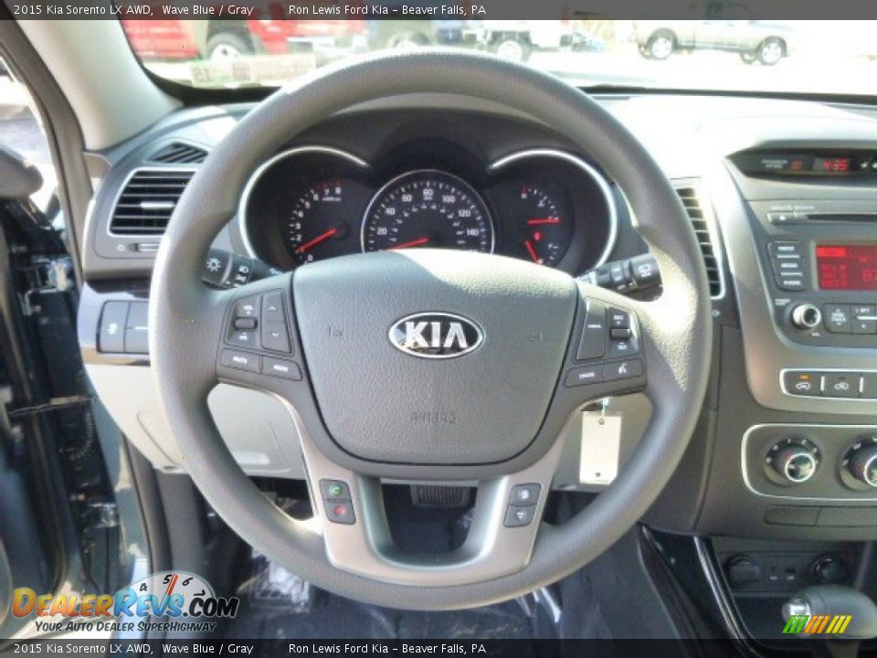2015 Kia Sorento LX AWD Steering Wheel Photo #19