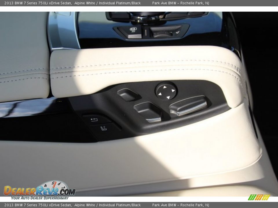 2013 BMW 7 Series 750Li xDrive Sedan Alpine White / Individual Platinum/Black Photo #25
