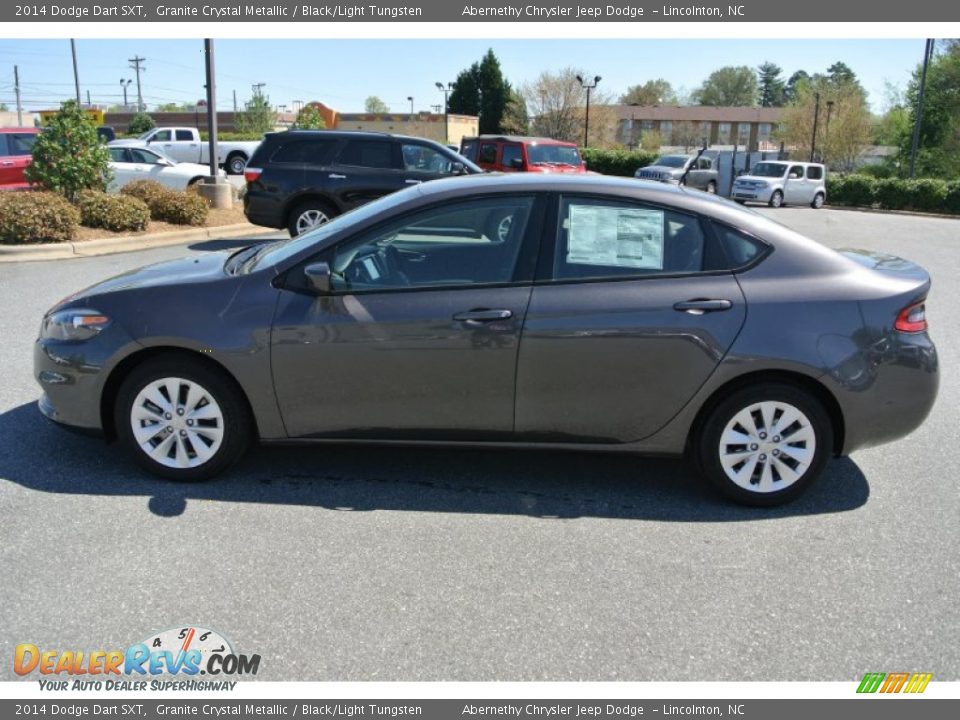 2014 Dodge Dart SXT Granite Crystal Metallic / Black/Light Tungsten Photo #3
