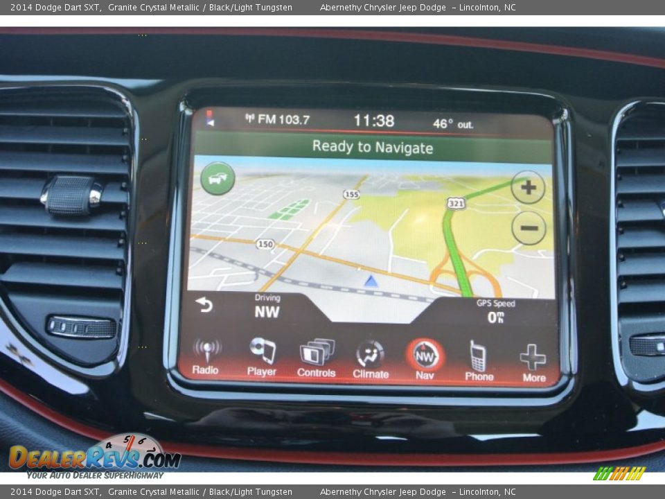 2014 Dodge Dart SXT Granite Crystal Metallic / Black/Light Tungsten Photo #12