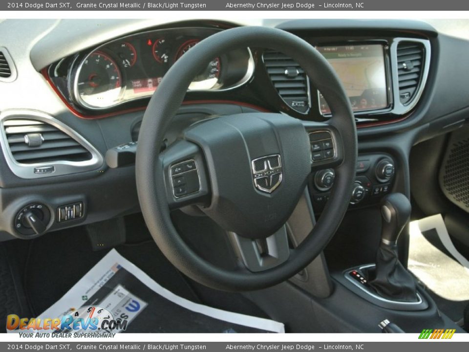 2014 Dodge Dart SXT Granite Crystal Metallic / Black/Light Tungsten Photo #22