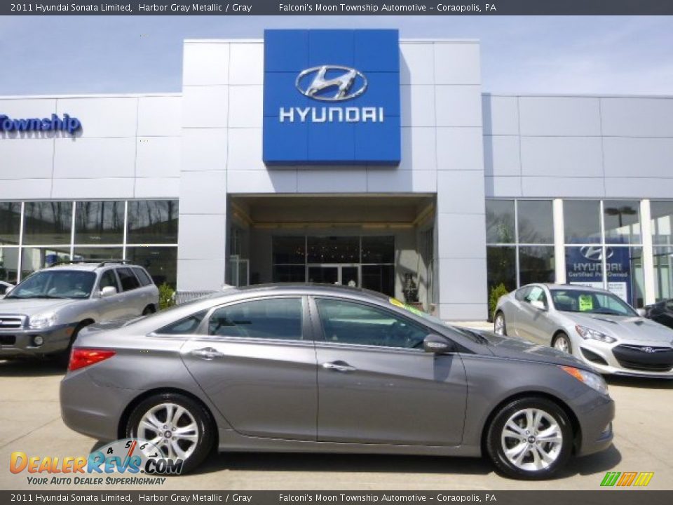 2011 Hyundai Sonata Limited Harbor Gray Metallic / Gray Photo #1