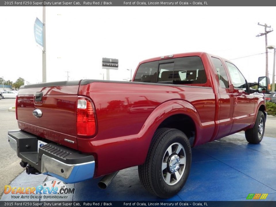 Ruby Red 2015 Ford F250 Super Duty Lariat Super Cab Photo #3