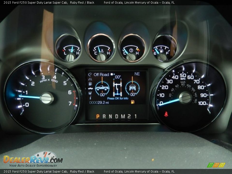 2015 Ford F250 Super Duty Lariat Super Cab Gauges Photo #9