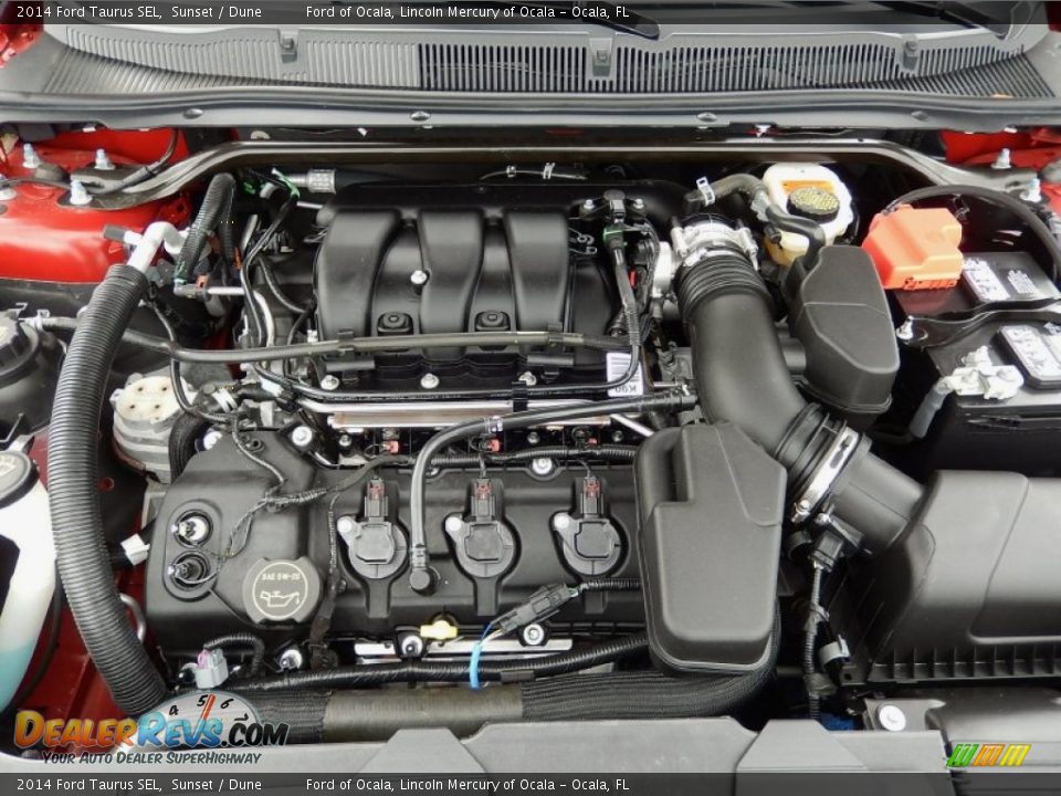 2014 Ford Taurus SEL 3.5 Liter DOHC 24-Valve Ti-VCT V6 Engine Photo #11