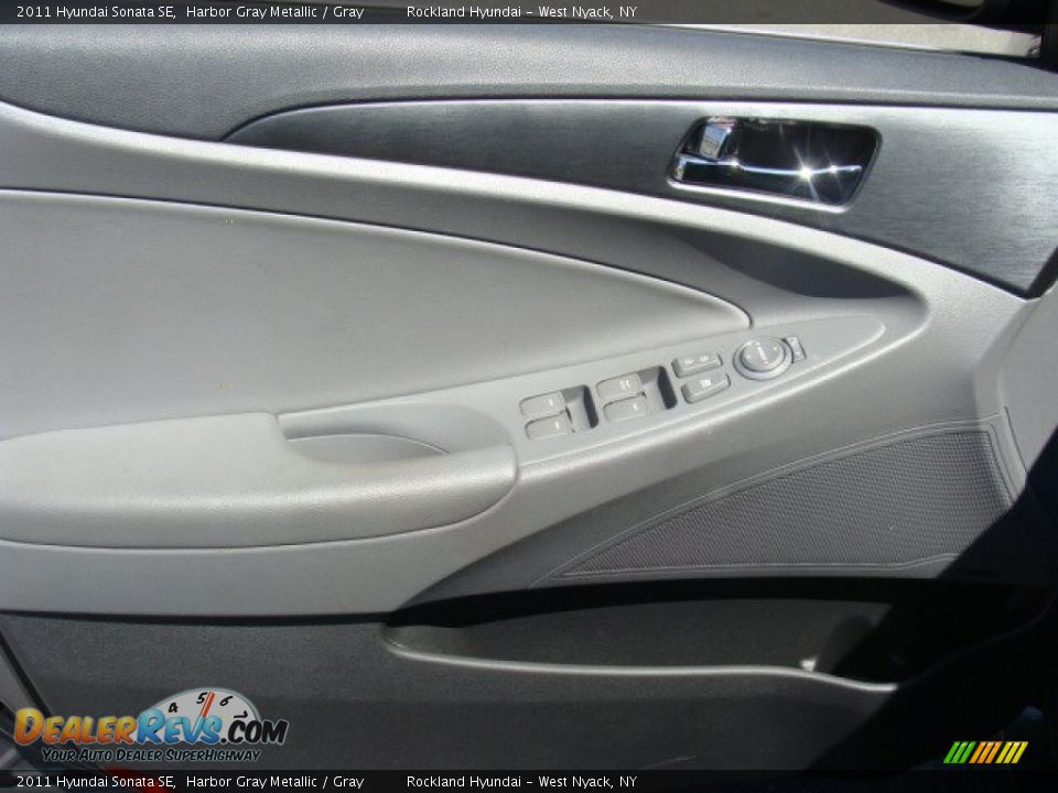 2011 Hyundai Sonata SE Harbor Gray Metallic / Gray Photo #7