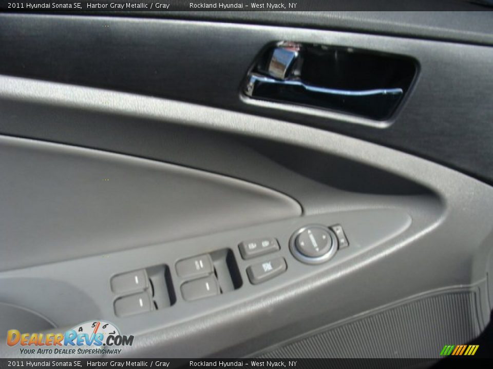 2011 Hyundai Sonata SE Harbor Gray Metallic / Gray Photo #8