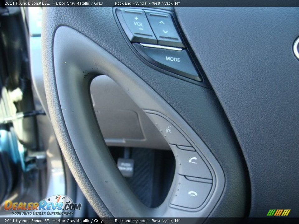 2011 Hyundai Sonata SE Harbor Gray Metallic / Gray Photo #15