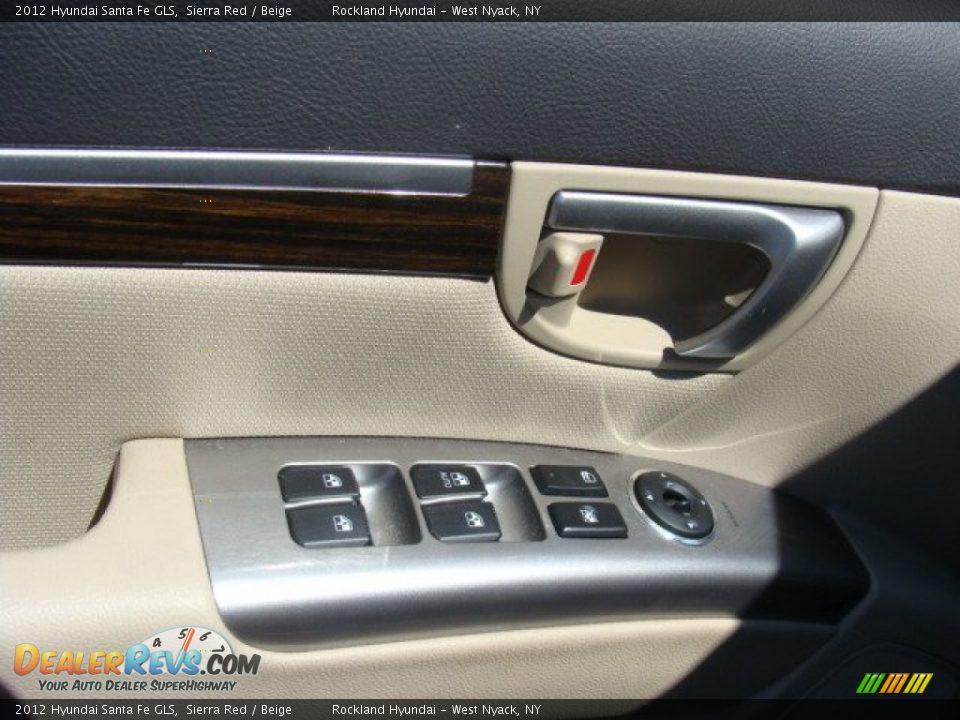 2012 Hyundai Santa Fe GLS Sierra Red / Beige Photo #8