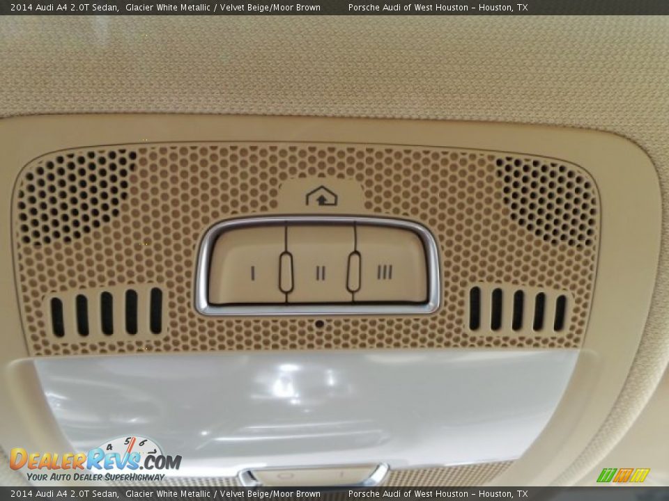 2014 Audi A4 2.0T Sedan Glacier White Metallic / Velvet Beige/Moor Brown Photo #17