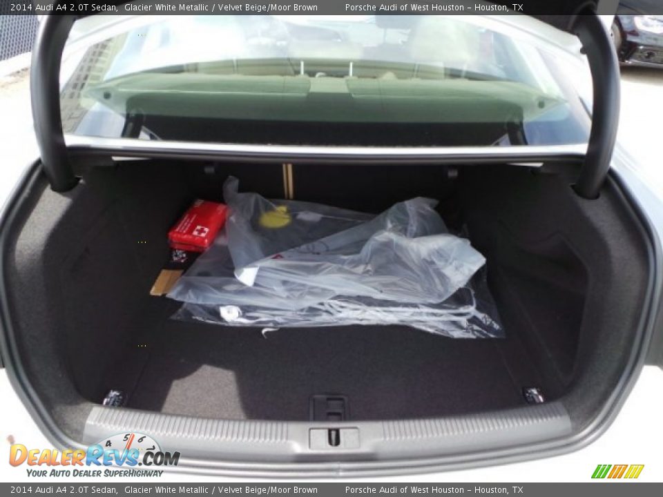 2014 Audi A4 2.0T Sedan Glacier White Metallic / Velvet Beige/Moor Brown Photo #28