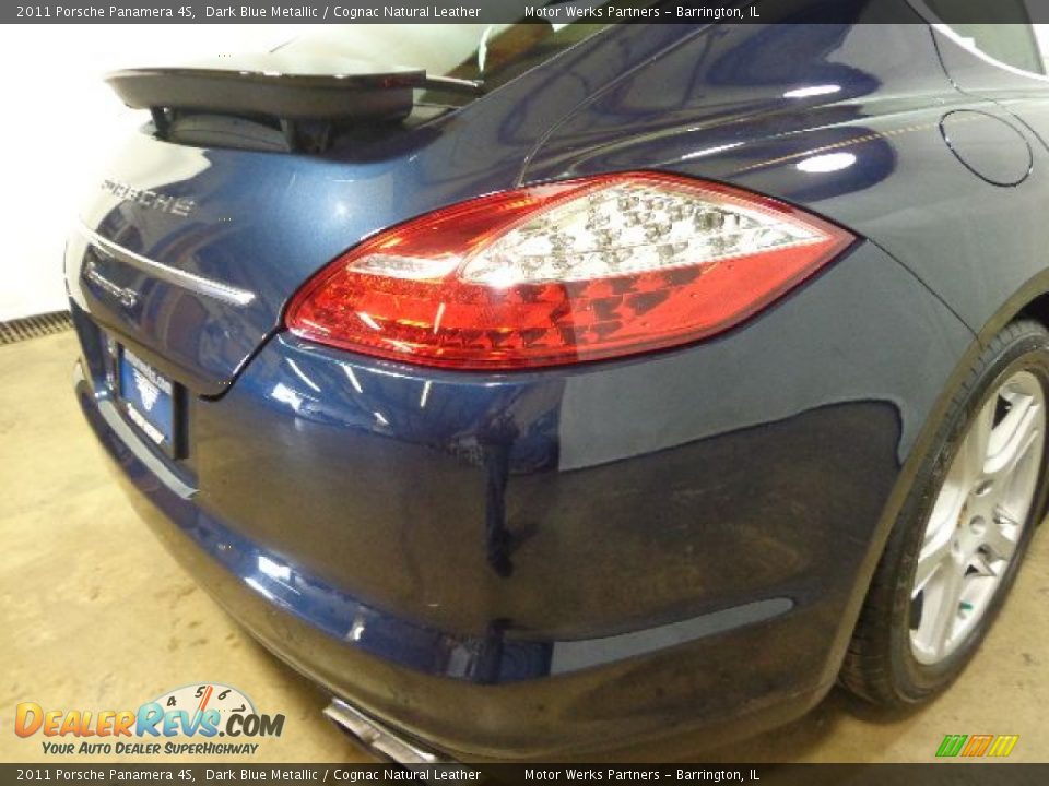2011 Porsche Panamera 4S Dark Blue Metallic / Cognac Natural Leather Photo #5