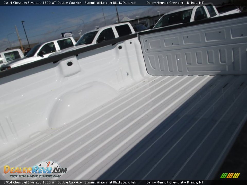 2014 Chevrolet Silverado 1500 WT Double Cab 4x4 Summit White / Jet Black/Dark Ash Photo #9