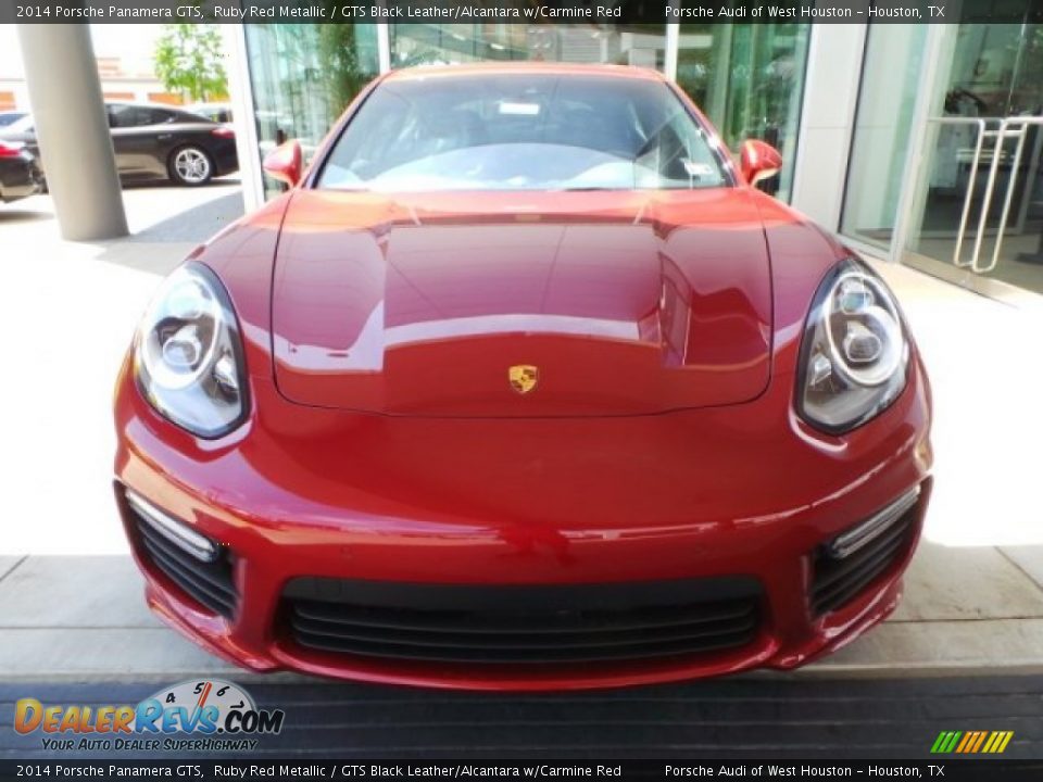 2014 Porsche Panamera GTS Ruby Red Metallic / GTS Black Leather/Alcantara w/Carmine Red Photo #2