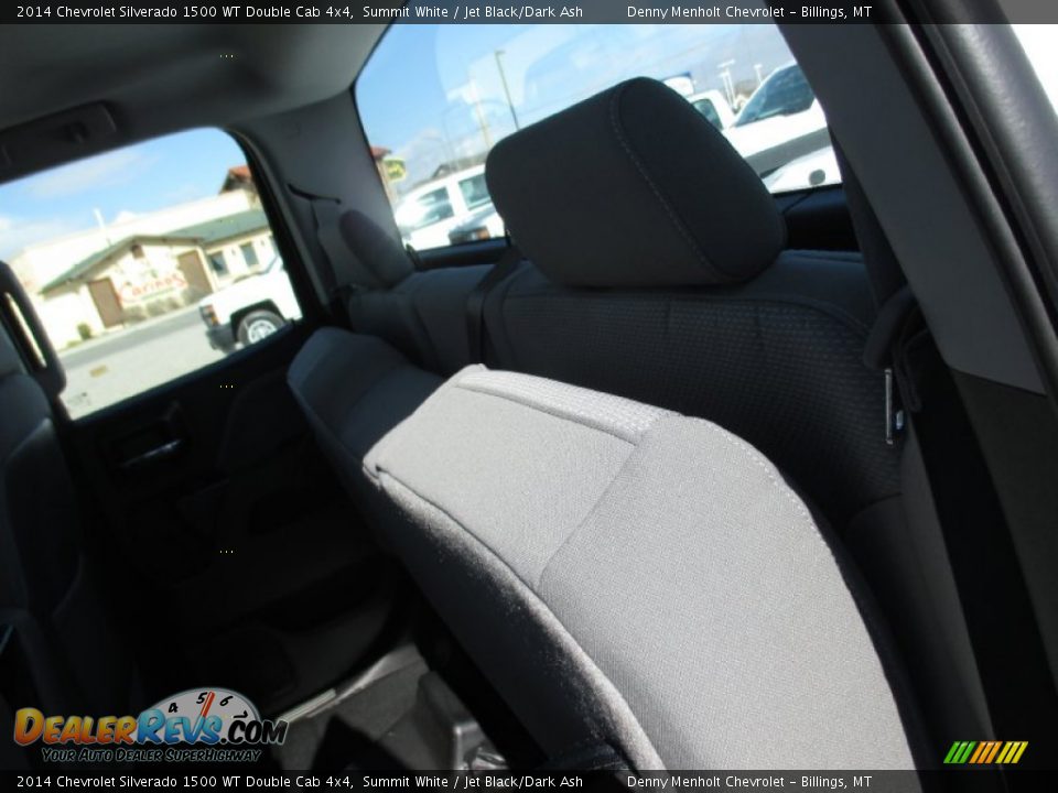 2014 Chevrolet Silverado 1500 WT Double Cab 4x4 Summit White / Jet Black/Dark Ash Photo #10