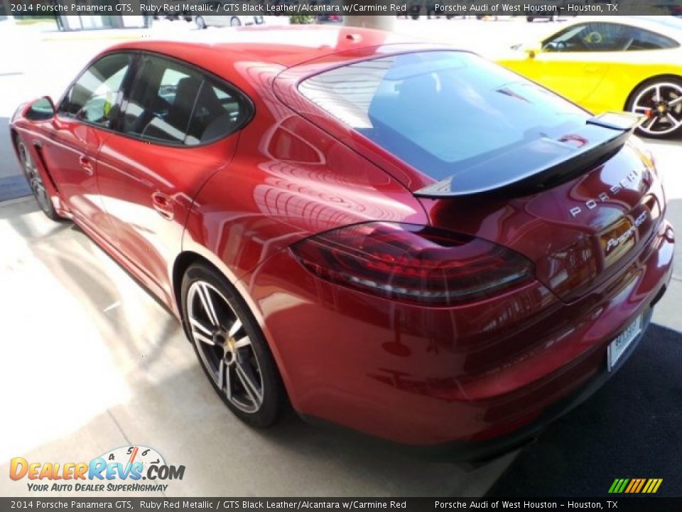 2014 Porsche Panamera GTS Ruby Red Metallic / GTS Black Leather/Alcantara w/Carmine Red Photo #4