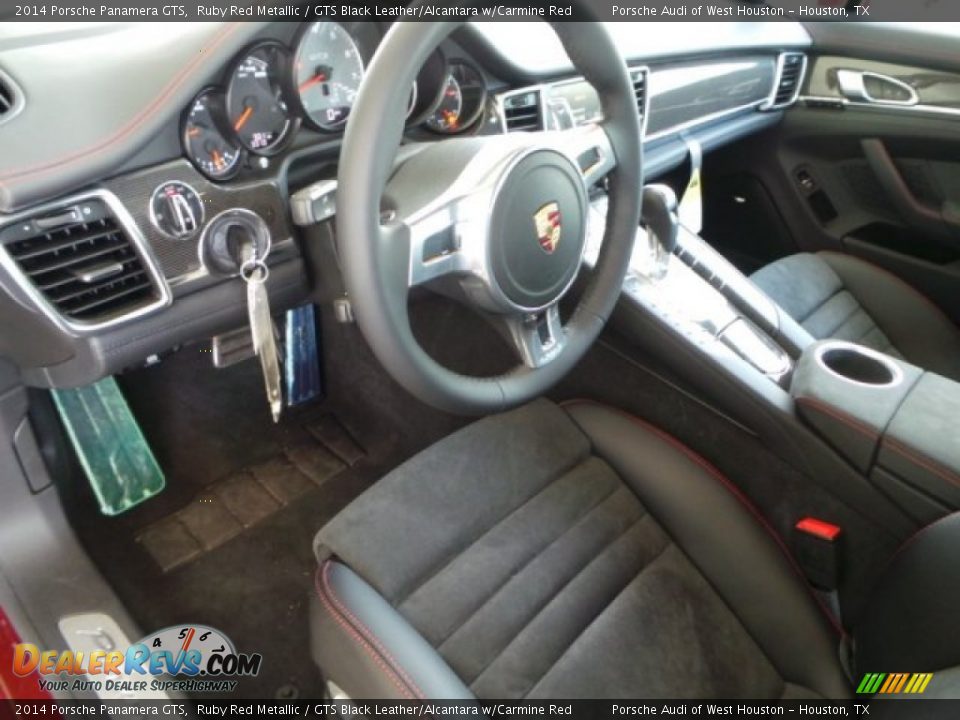 GTS Black Leather/Alcantara w/Carmine Red Interior - 2014 Porsche Panamera GTS Photo #11