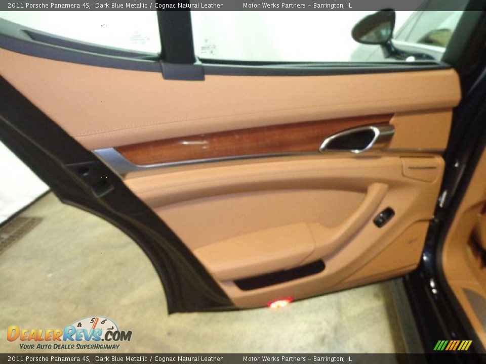 2011 Porsche Panamera 4S Dark Blue Metallic / Cognac Natural Leather Photo #27