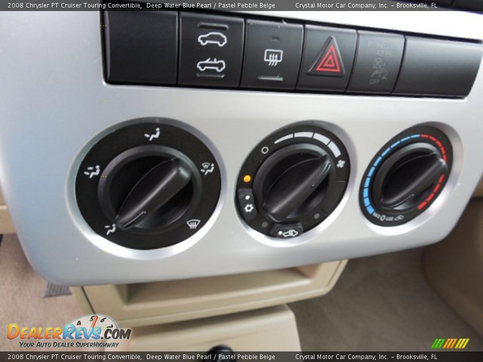 2008 Chrysler PT Cruiser Touring Convertible Deep Water Blue Pearl / Pastel Pebble Beige Photo #18