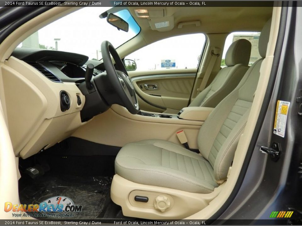 Dune Interior - 2014 Ford Taurus SE EcoBoost Photo #6