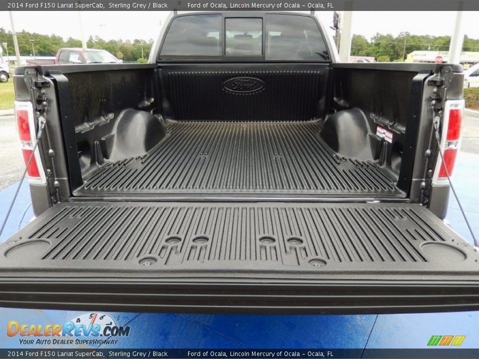 2014 Ford F150 Lariat SuperCab Sterling Grey / Black Photo #4