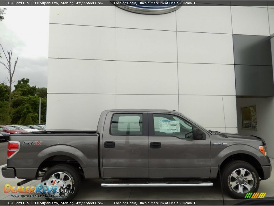 2014 Ford F150 STX SuperCrew Sterling Grey / Steel Grey Photo #3