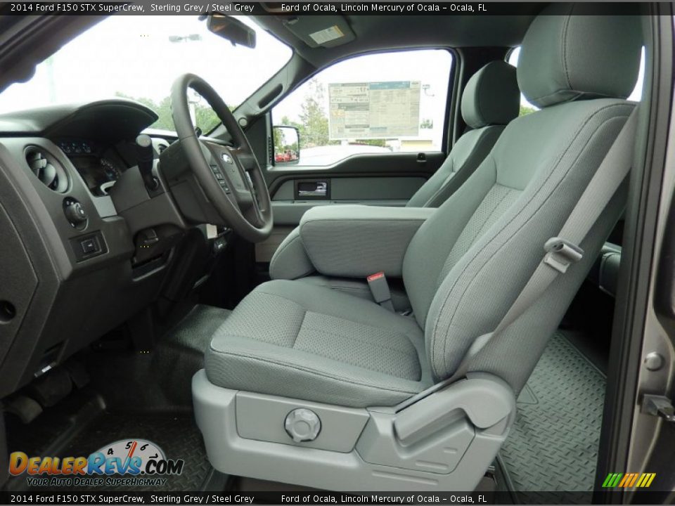 2014 Ford F150 STX SuperCrew Sterling Grey / Steel Grey Photo #6