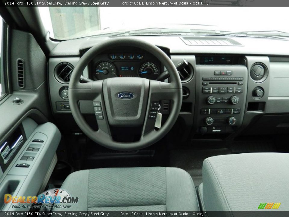 2014 Ford F150 STX SuperCrew Sterling Grey / Steel Grey Photo #8