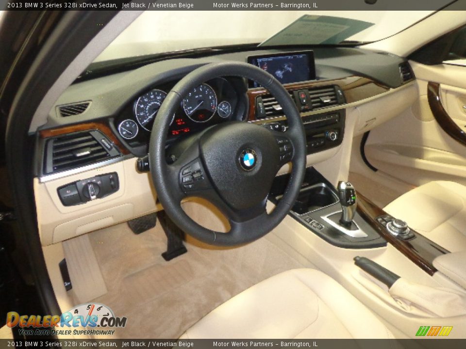 Venetian Beige Interior - 2013 BMW 3 Series 328i xDrive Sedan Photo #22