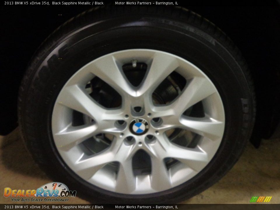 2013 BMW X5 xDrive 35d Black Sapphire Metallic / Black Photo #6