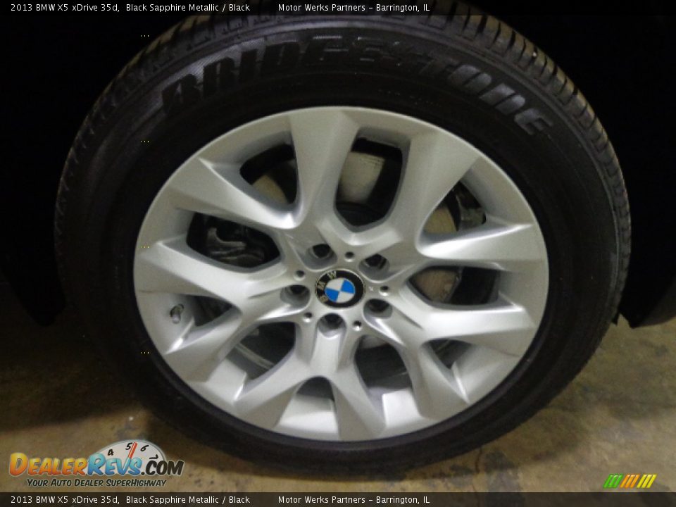 2013 BMW X5 xDrive 35d Black Sapphire Metallic / Black Photo #7