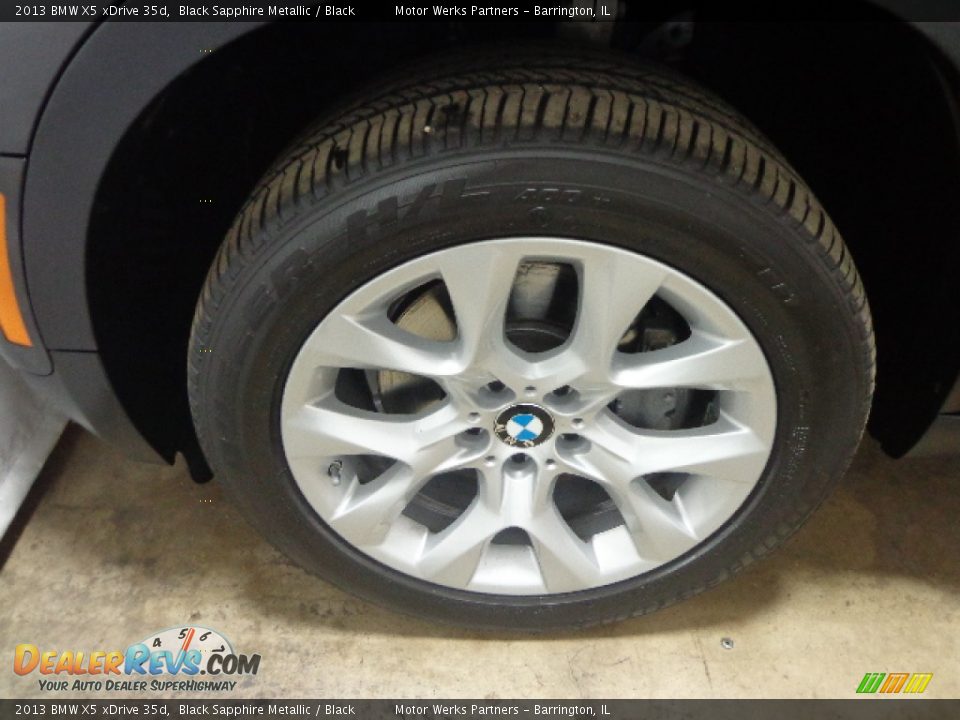 2013 BMW X5 xDrive 35d Black Sapphire Metallic / Black Photo #10