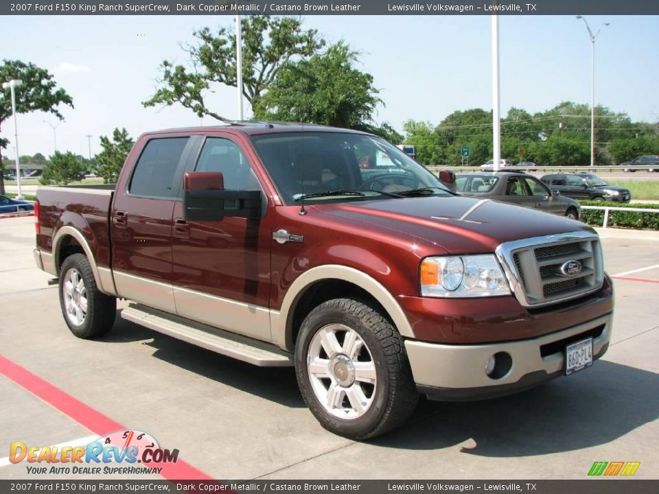 Front 3/4 View of 2007 Ford F150 King Ranch SuperCrew Photo #7