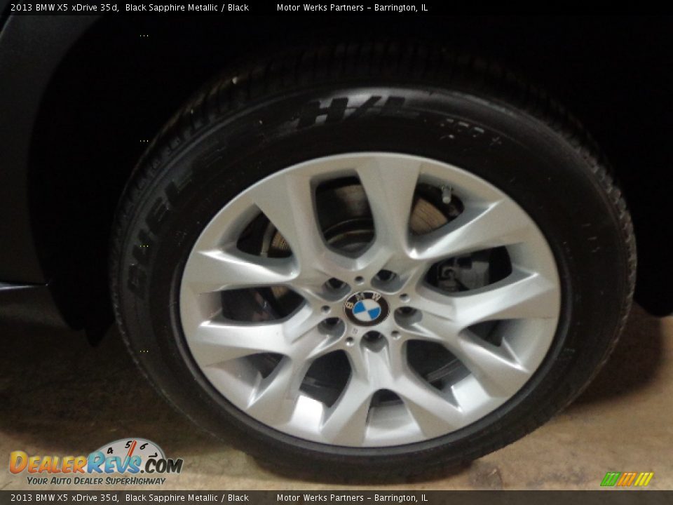 2013 BMW X5 xDrive 35d Black Sapphire Metallic / Black Photo #11