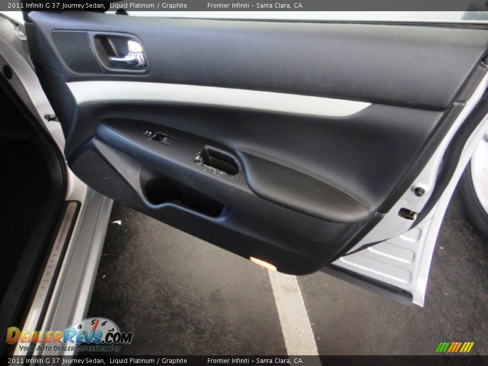 2011 Infiniti G 37 Journey Sedan Liquid Platinum / Graphite Photo #26