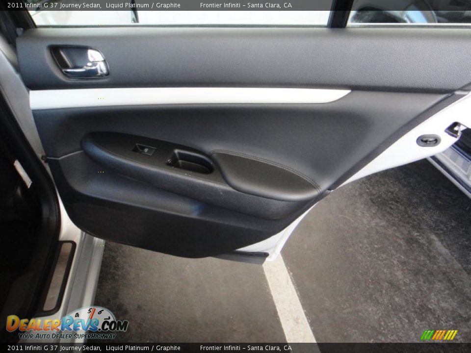 2011 Infiniti G 37 Journey Sedan Liquid Platinum / Graphite Photo #27