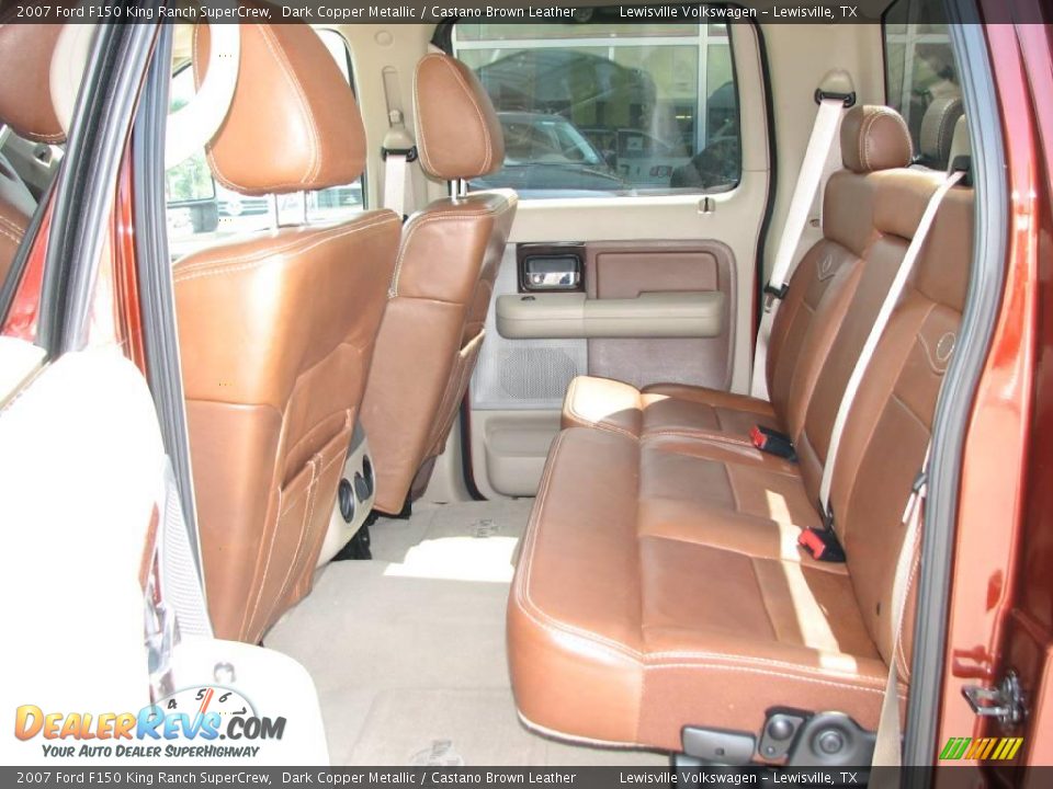 Rear Seat of 2007 Ford F150 King Ranch SuperCrew Photo #12