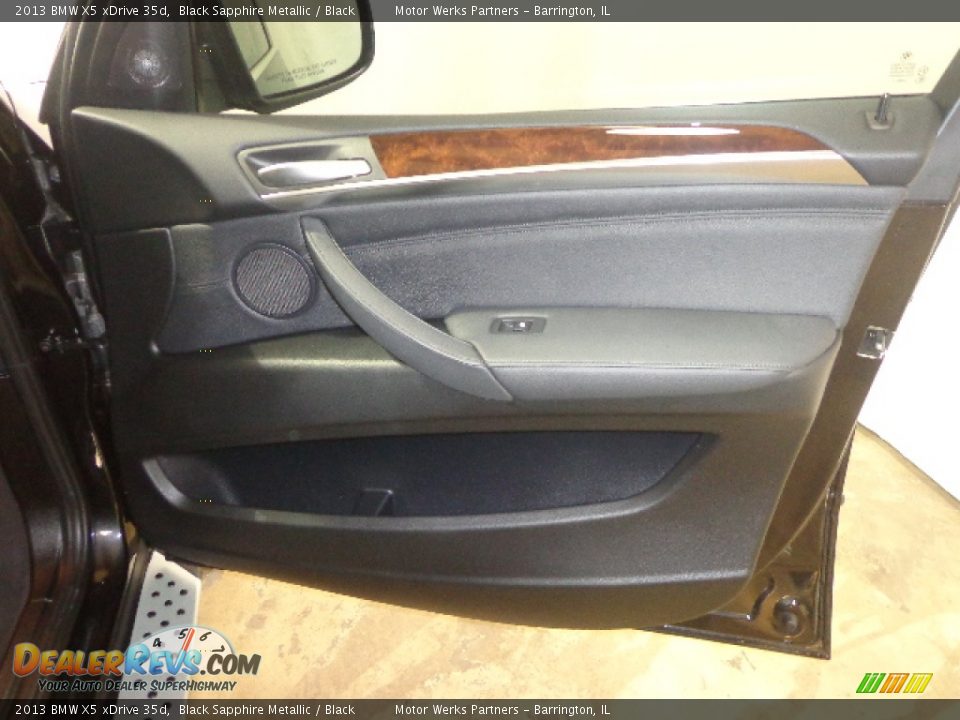 2013 BMW X5 xDrive 35d Black Sapphire Metallic / Black Photo #36