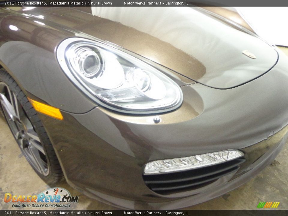 2011 Porsche Boxster S Macadamia Metallic / Natural Brown Photo #8