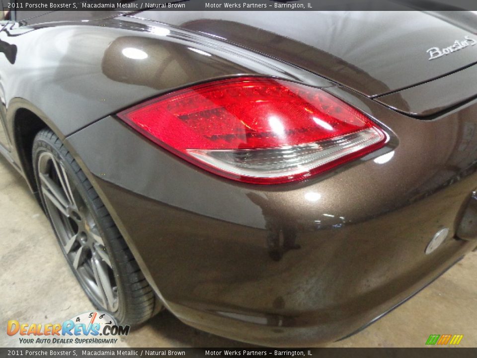 2011 Porsche Boxster S Macadamia Metallic / Natural Brown Photo #12