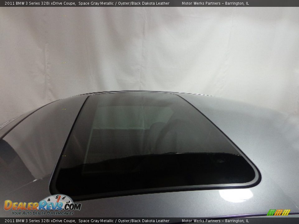 2011 BMW 3 Series 328i xDrive Coupe Space Gray Metallic / Oyster/Black Dakota Leather Photo #5