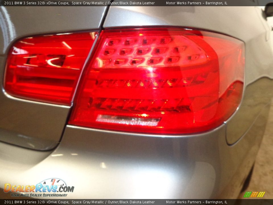 2011 BMW 3 Series 328i xDrive Coupe Space Gray Metallic / Oyster/Black Dakota Leather Photo #14