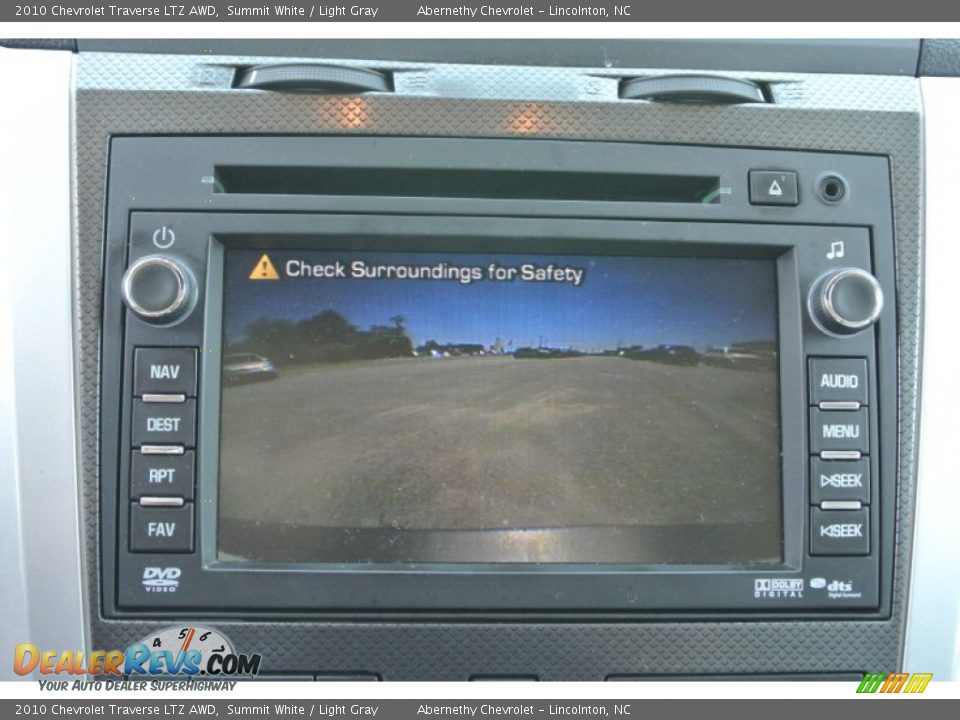 2010 Chevrolet Traverse LTZ AWD Summit White / Light Gray Photo #13