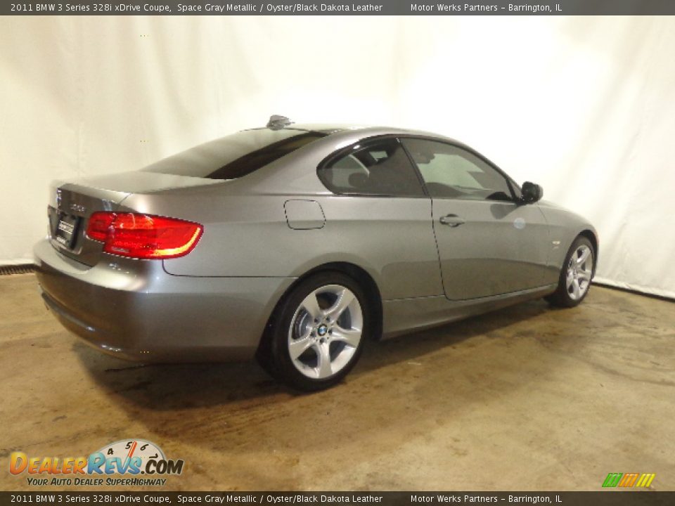 2011 BMW 3 Series 328i xDrive Coupe Space Gray Metallic / Oyster/Black Dakota Leather Photo #19