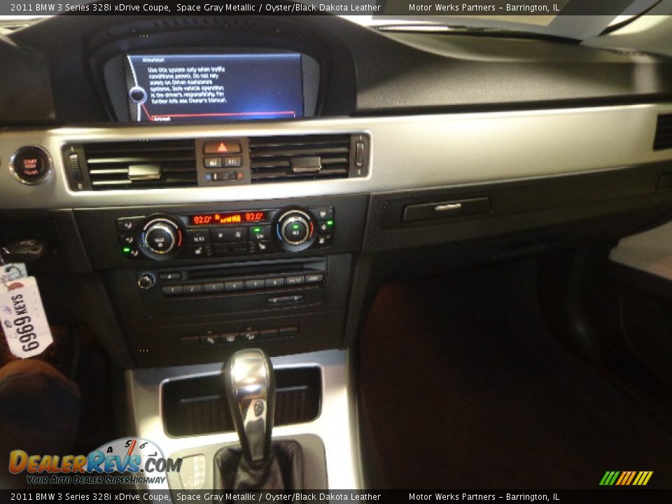 2011 BMW 3 Series 328i xDrive Coupe Space Gray Metallic / Oyster/Black Dakota Leather Photo #27