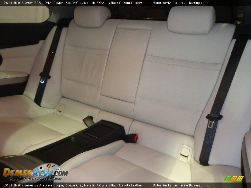 2011 BMW 3 Series 328i xDrive Coupe Space Gray Metallic / Oyster/Black Dakota Leather Photo #28