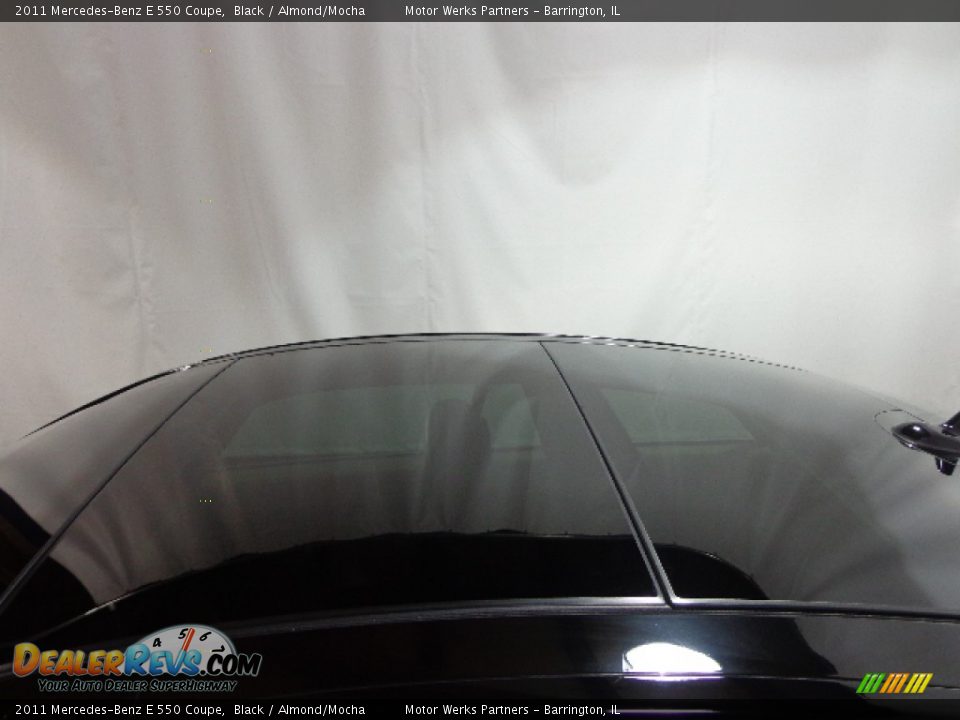2011 Mercedes-Benz E 550 Coupe Black / Almond/Mocha Photo #5