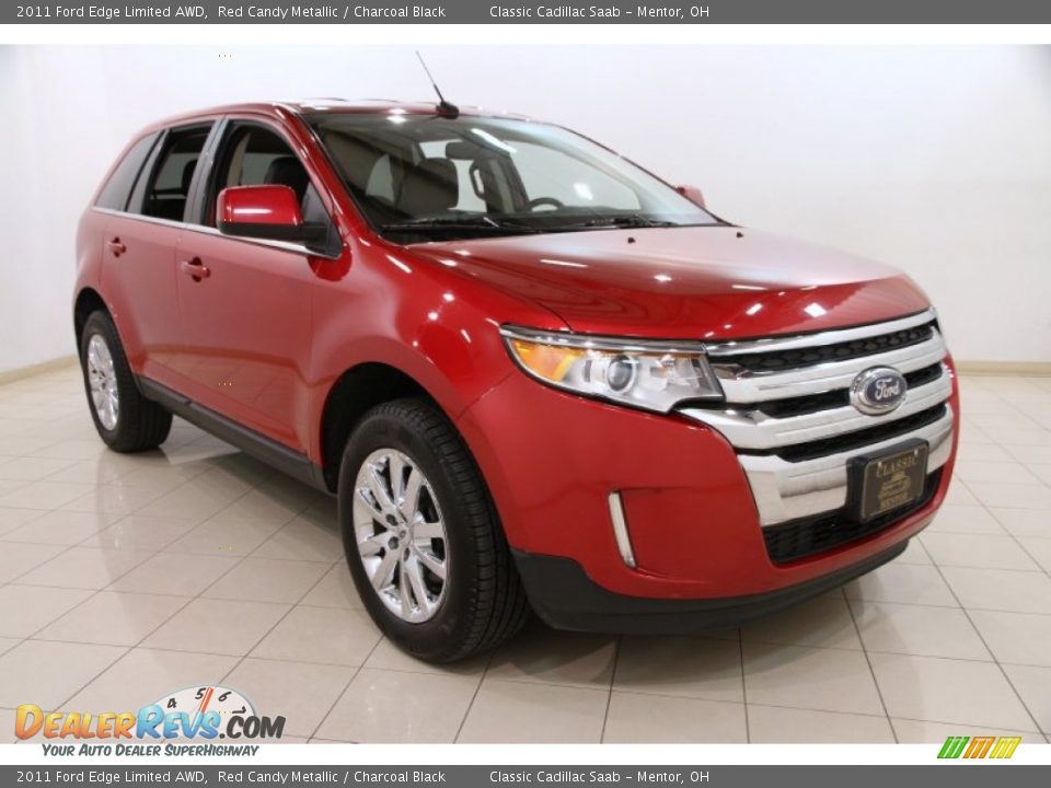 2011 Ford Edge Limited AWD Red Candy Metallic / Charcoal Black Photo #1